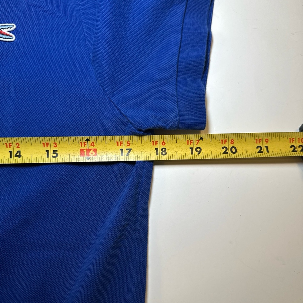 Lacoste Live men’s‎ polo blue shirt size 2 - Picture 10 of 11